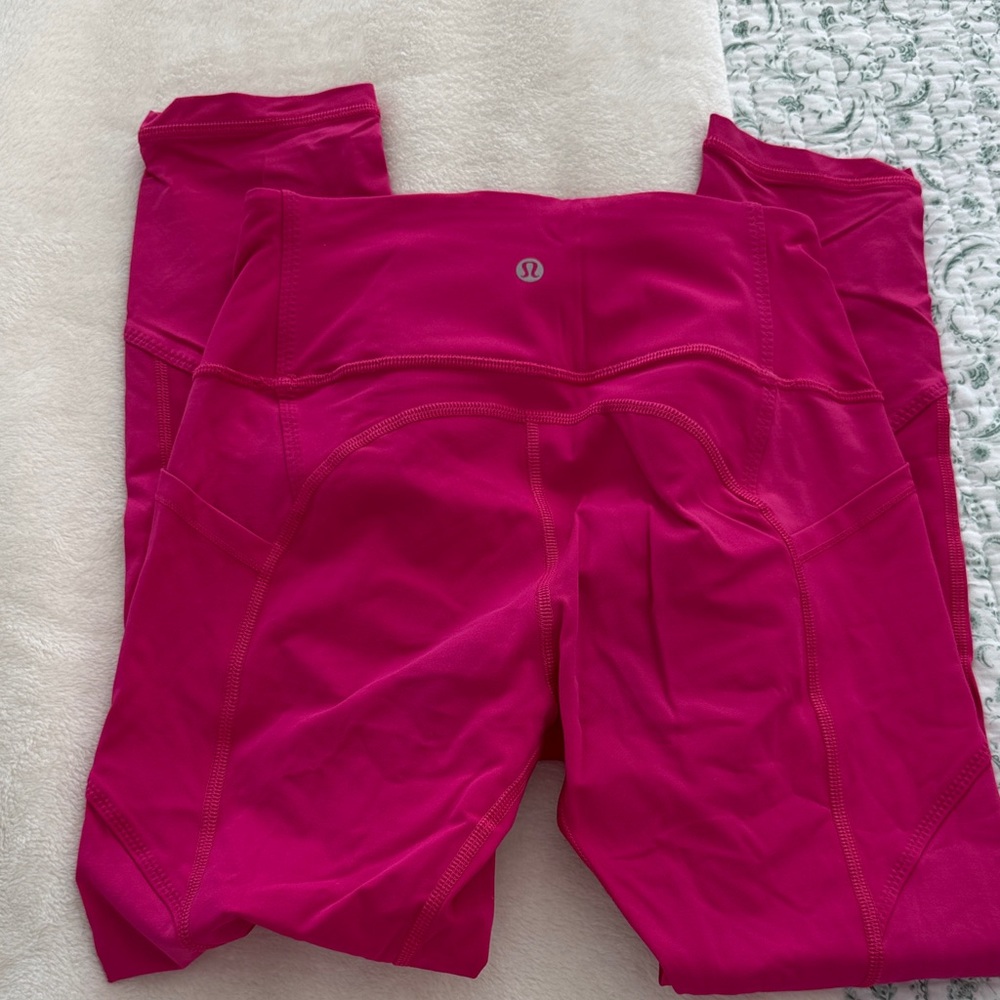 Lululemon Pink Athletic Leggings